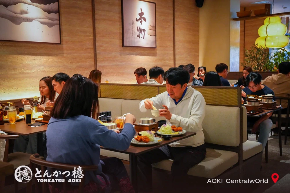 TONKATSU AOKI Opens Its First Branch in Thailand! A Phenomenon from Day One with Long Queues