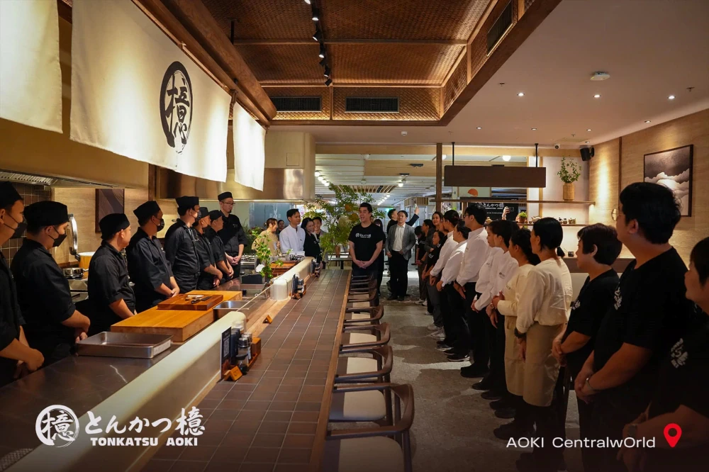 TONKATSU AOKI Opens Its First Branch in Thailand! A Phenomenon from Day One with Long Queues